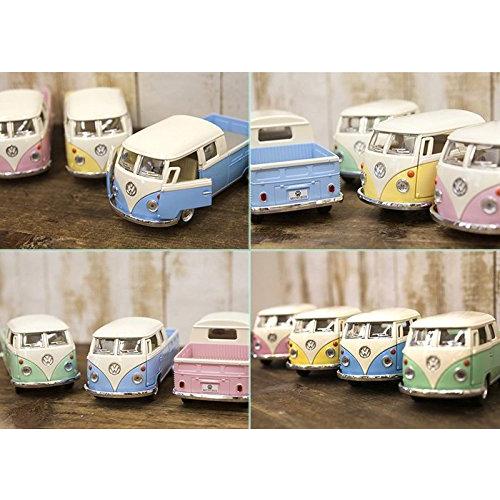 63年式クラッシックバス ワーゲンバスのミニカー/グリーン