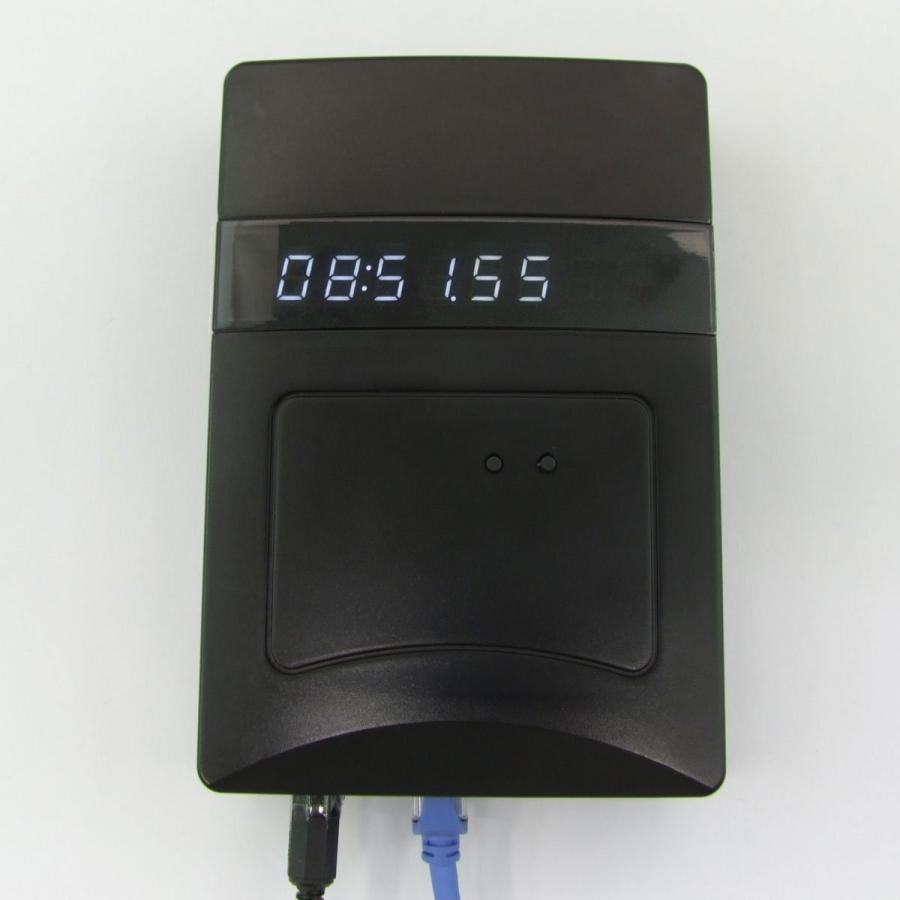 KEISEEDS 共立電子産業 電波時計信号送信機能付き時計(黒) P18-NTPLRBK