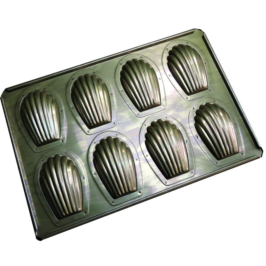 千代田金属 コンセプトサイズ(1/4) マドレーヌ型天板 8取 通常シリコン