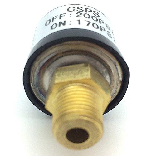 エアサス プレッシャー スイッチ 170-200PSi 1/8NPT ネジ エアホーン