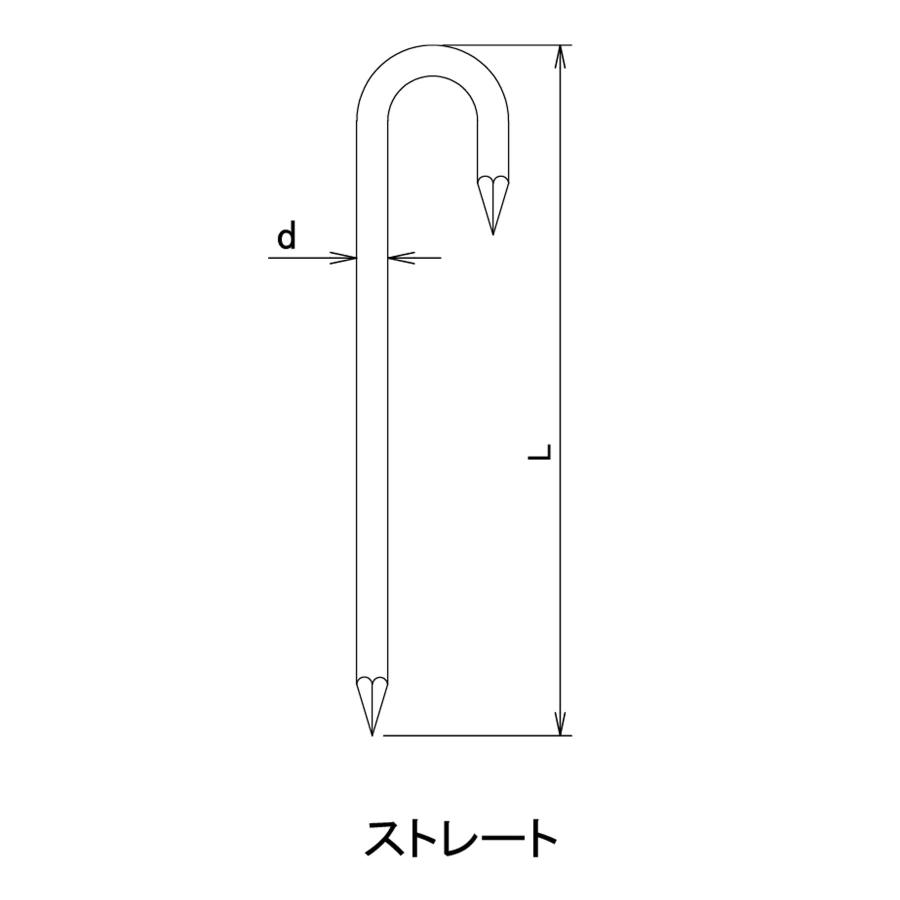 ダイドーハント(DAIDOHANT) ( ロープ止め ) J型 [ 鉄 / クロメート