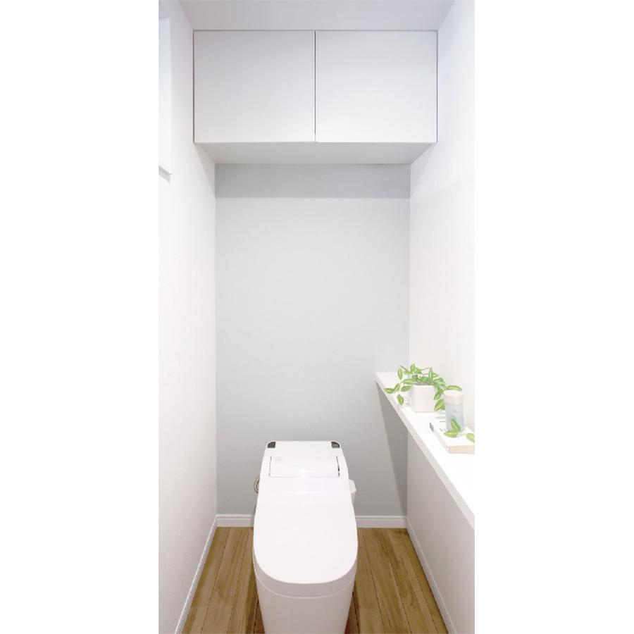 南海プライウッド 収納棚 トイレ上部収納 クリアホワイト 905以下×317