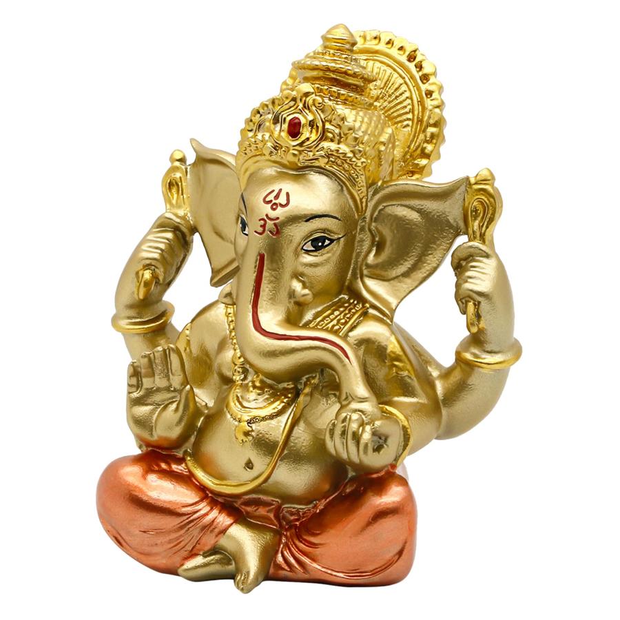 ヒンズー教神ガネーシャ神像 - インドの象のブッダガネーシャ彫刻