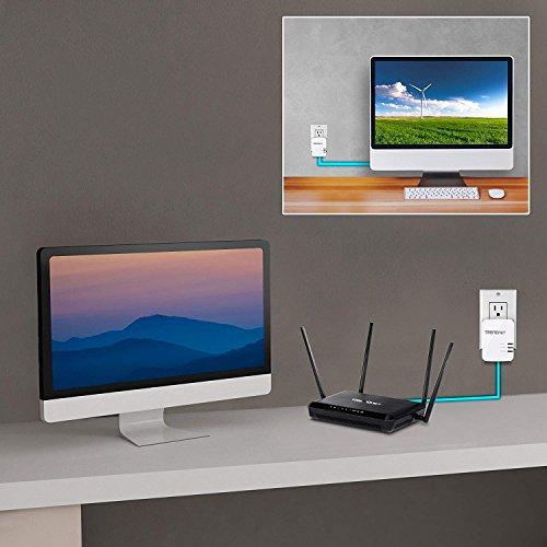 TRENDnet Powerline 1300 AV2アダプタキット、2つのTPL-422Eアダプタ