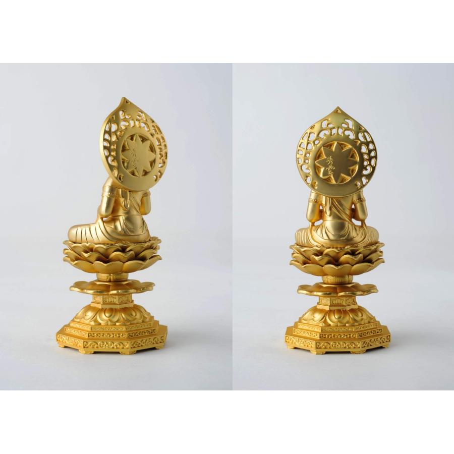 仏像 勢至菩薩 15cm（金メッキ/24金） 仏師：牧田秀雲 原型＿（午年