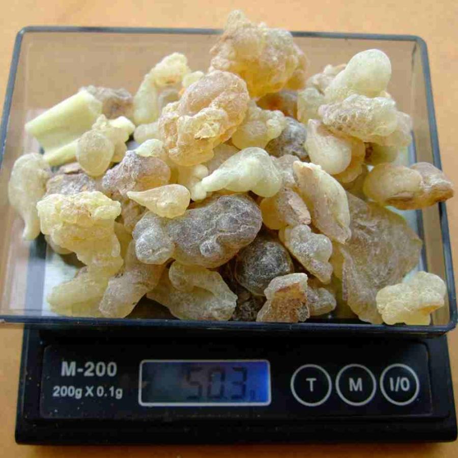 フランキンセンス 100％純オーガニック乳香樹脂／塊 オマーン Oman