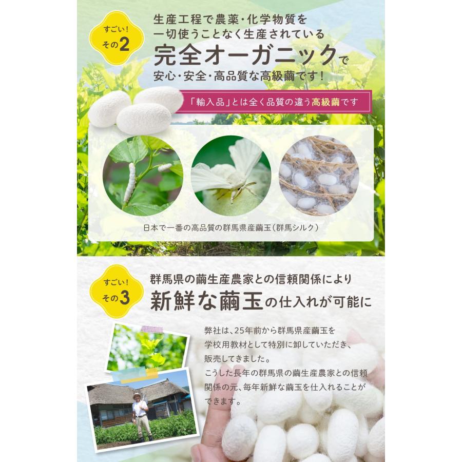 繭玉 20g程度（20個前後）天然 国産 富岡製糸場 まゆ まゆ玉 良縁
