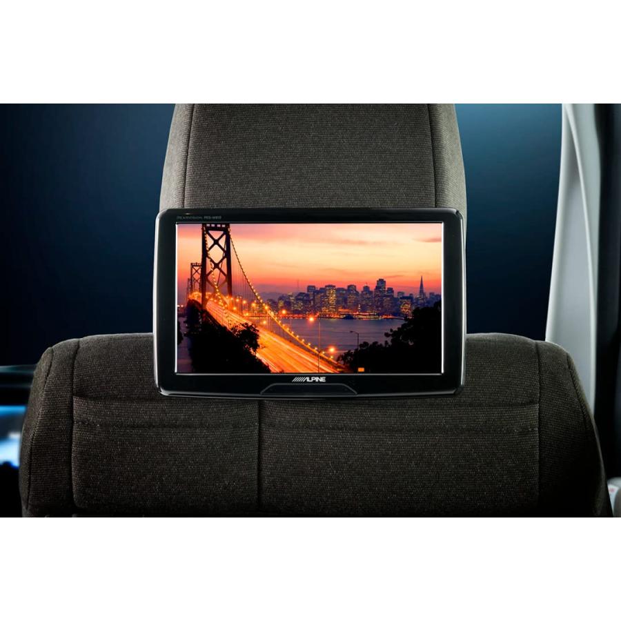 3803⭐︎ALPINE PKG-SB910 ９インチ　リアビジョンモニター 9型WVGAヘッドレスト取付け型スリムリアビジョン PKG-SB910