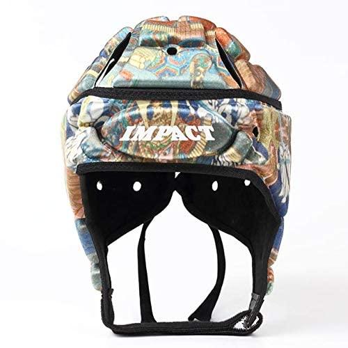 ☆人気☆美品！！ インパクトヘッドキャップ・歌舞伎【Mサイズ】 IMPACT（インパクト）ラグビーヘッドキャップ 和柄 桶狭間 (XS
