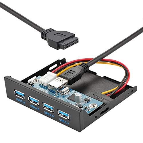 Cablecc USB 3.0 HUB 4ポート フロントパネルからマザーボード 20ピン コネクターケーブル 3.5インチ フロッピーベイ用｜goodzero｜04