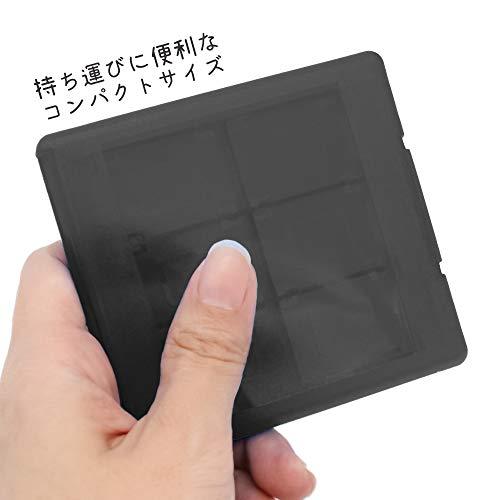 アローン Nintendo Switch/Switch Lite用 ゲームカードケース ゲームソフトケース 12+2枚収納 Micro SD 半透明｜goodzero｜05