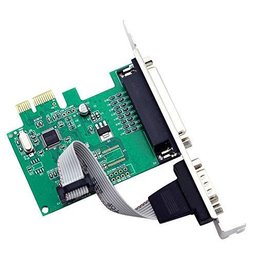 PCIeコンボシリアルパラレル拡張カードPCI Express to Printer LPTポートRS232 ComポートアダプターIEEE 1284｜goodzero｜02