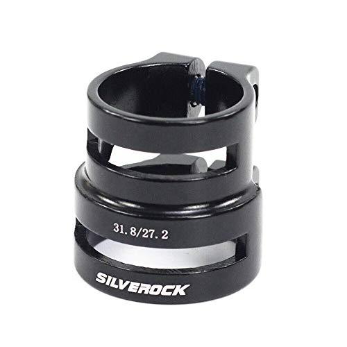 Silverock シートポスト クランプ シートクランプ デュアルサイズ black 27.2/31.8mm｜goodzero｜02