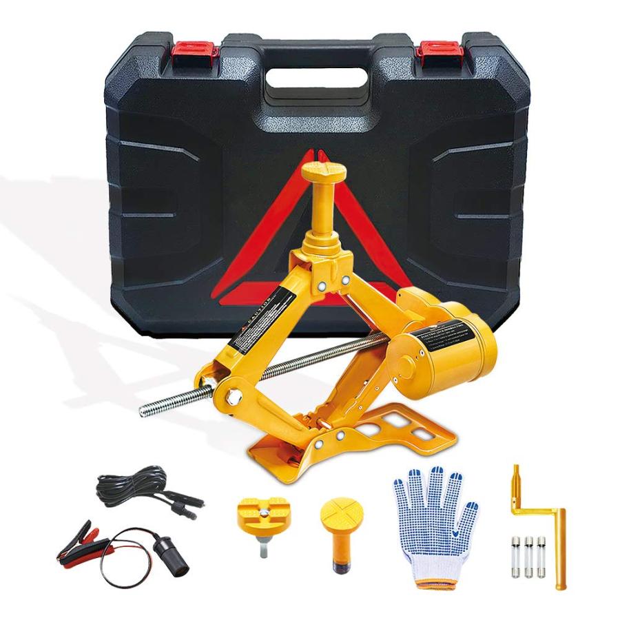 E-HEELP 電動ジャッキ 3t 車用 12V 耐荷重 3トン ジャッキアップ 