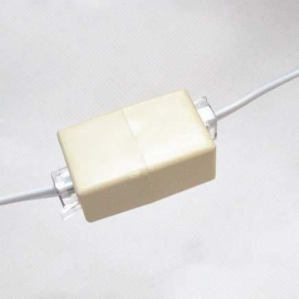 RJ11電話ケーブル 電話線 延長 中継器 中継コネクターモジュラー