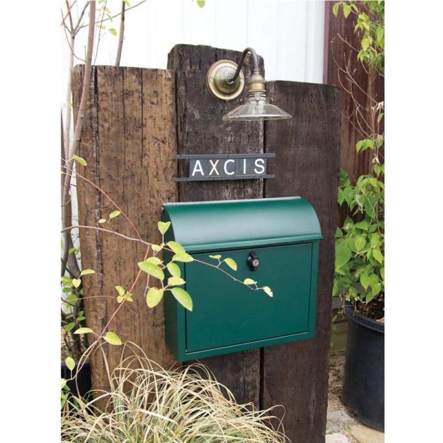 AXCIS(アクシス) ポスト 壁掛け 置き型 鍵付き A4 タテ開き