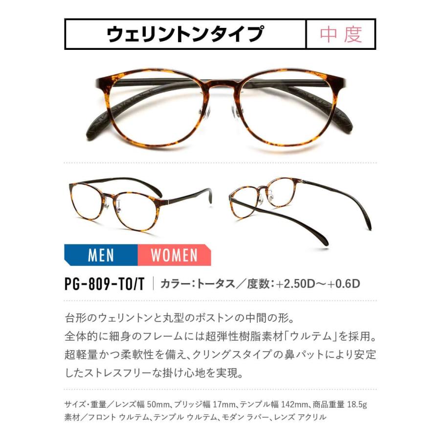 TKZ PINTGLASSES PG-809-TO/T 中度モデル 鼈甲 : GOOD ZERO - 通販
