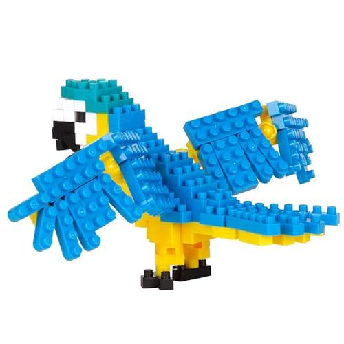 nanoblock ナノブロック ルリコンゴウインコ NBC_343｜goodzero｜04