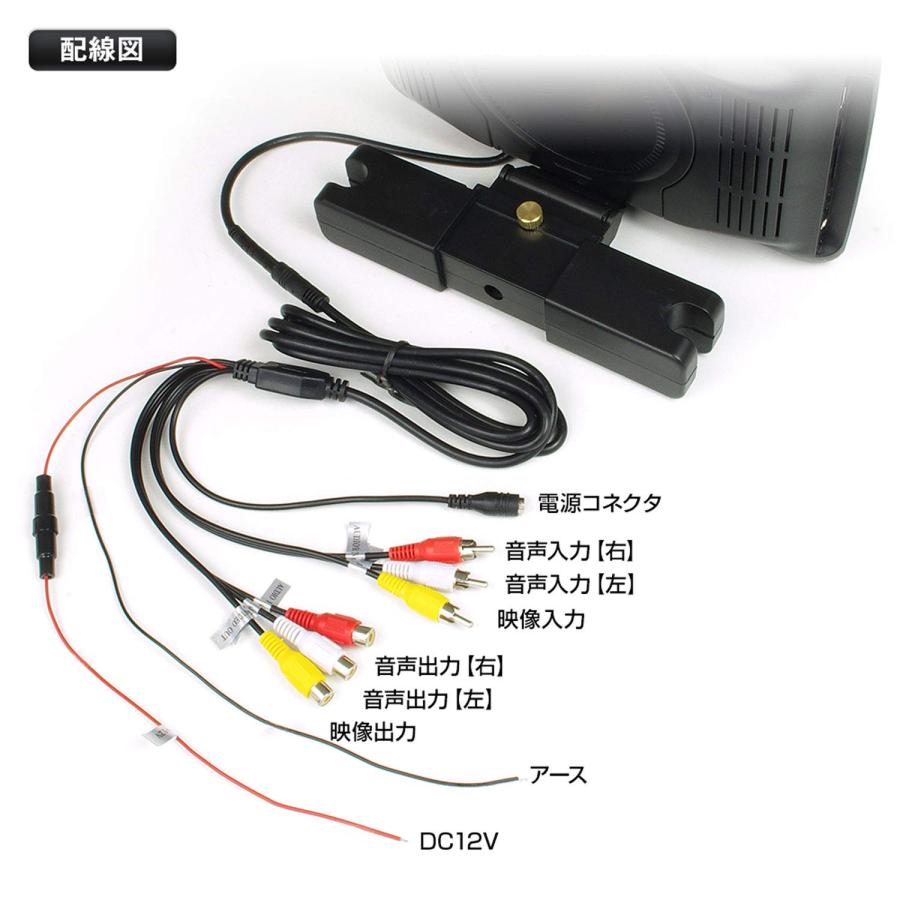 MAXWIN DVDプレーヤー 10.1インチ リアモニター 車載 ヘッドレスト HDMI CPRM 後部座席 HRKIT1014｜goodzero｜08