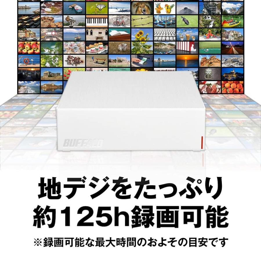 バッファロー USB3.2(Gen.1)対応外付けHDD 1TB ホワイト HD-LE1U3-WB