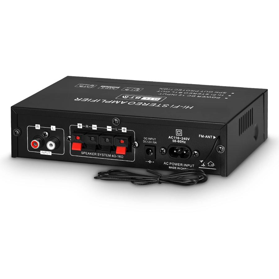 Mini Bluetooth 5.0 デジタルアンプ USB プレーヤー ステレオ ホーム 
