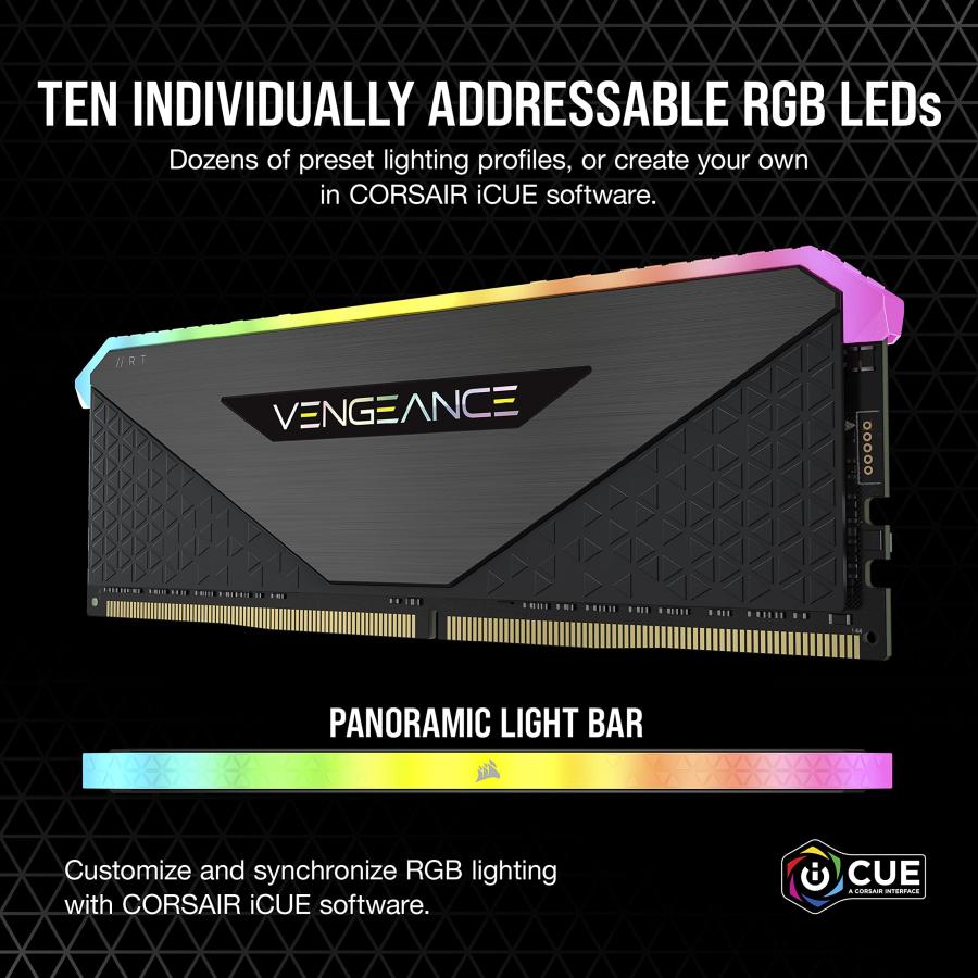 CORSAIR DDR4-32GB 3600MHz CL16 デスクトップPC用メモリ VENGEANCE