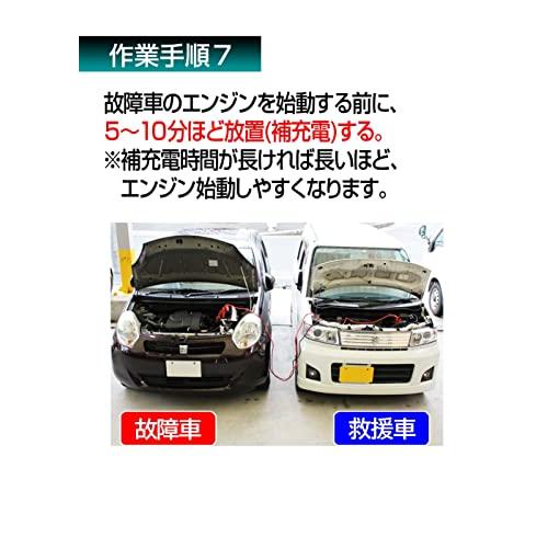 メルテック(meltec) ブースターケーブル HV車対応用 DC12V・80A 3.5ｍ BT-11｜goodzero｜10