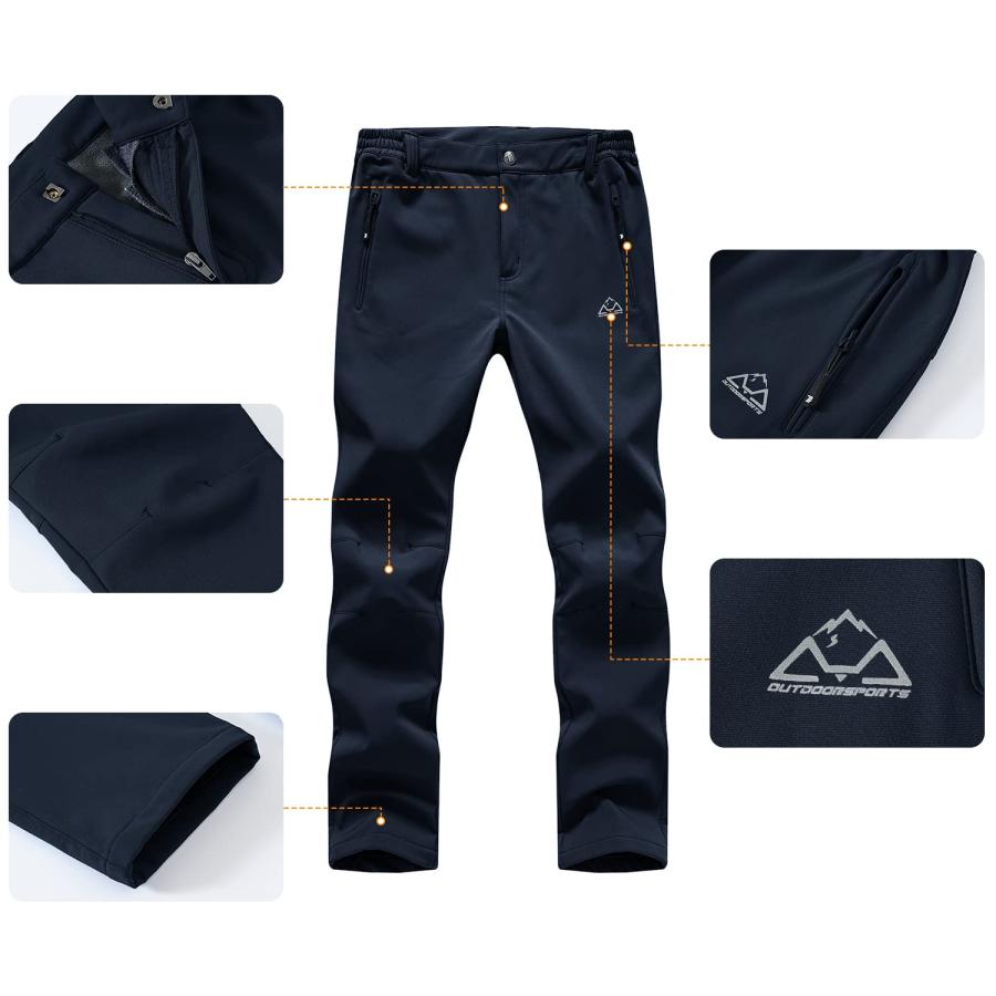 YSENTO] 登山パンツ レディース 防寒パンツ トレッキングパンツ