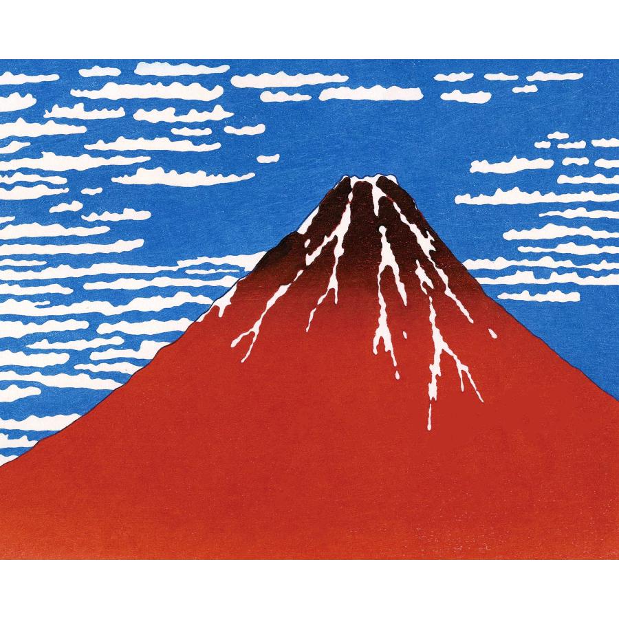 葛飾北斎 『 凱風快晴（がいふうかいせい、通称：赤富士）』のマウス