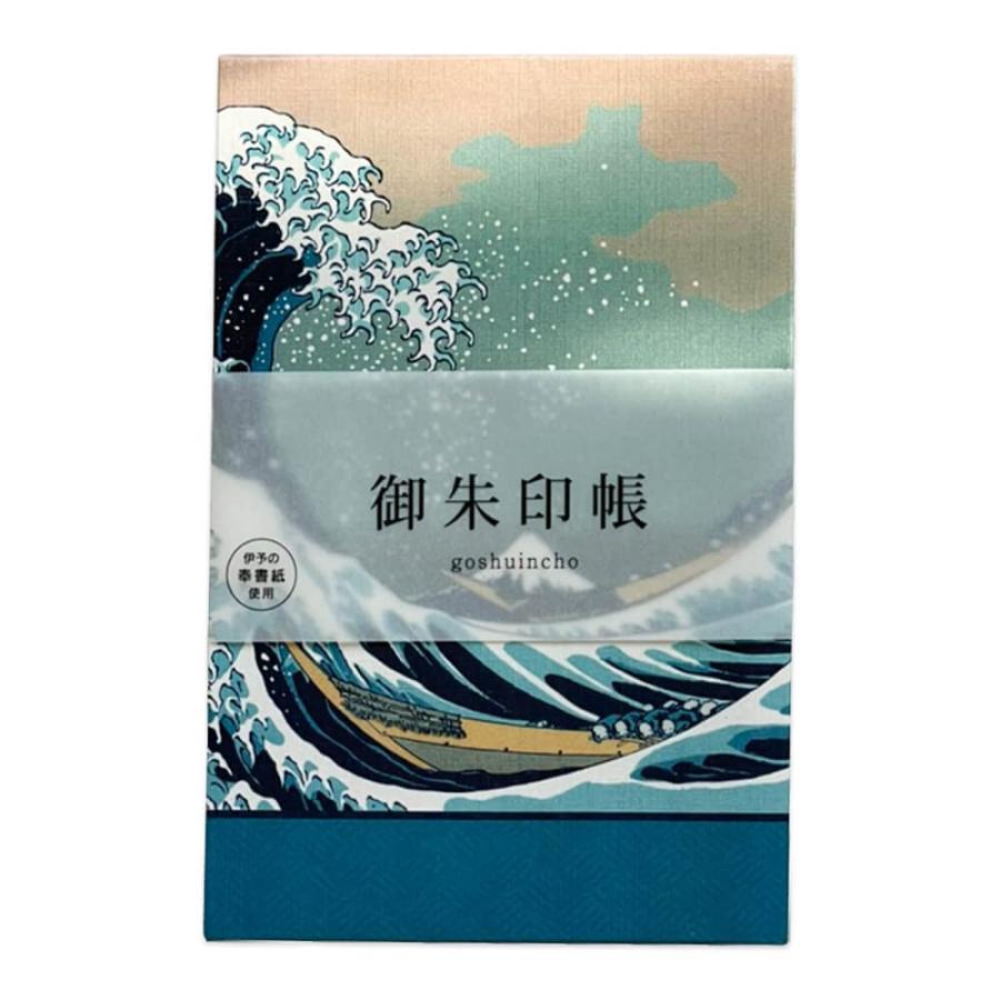 [Bridgehappy] 御朱印帳 御城印 集印帳 御朱印 大判 182×121mm 蛇腹 納経帳 (富獄三十六景青) | 
