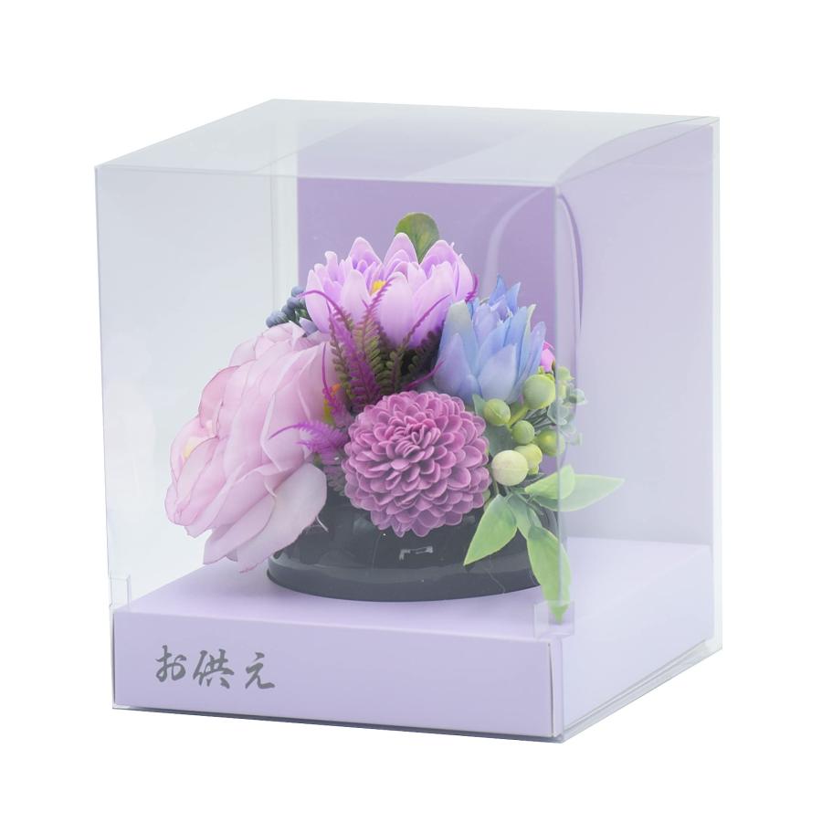 【松野工業】シャボンフラワー仏花 ソープフラワーアレンジメント 枯れないお花 バラ 菊 お盆 お彼岸 お悔やみ お供え GM-4765 (あずさ) |  | 01