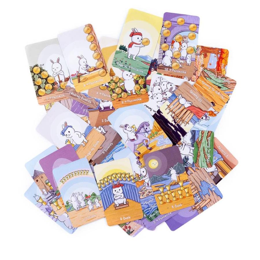【正規品タロットカード】入手困難なデッキ✨うさぎ＆カラフル卵 イースタータロット EASTER TAROT CARDS ◇ イースターエッグ タロットカード | 魔法の雑貨屋