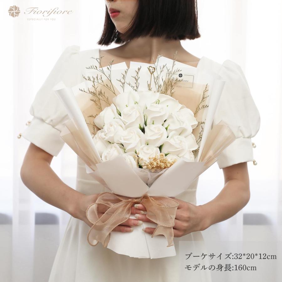 Fiorifiore ソープフラワー 花束 誕生日 造花 敬老の日 母の日 バラ 18