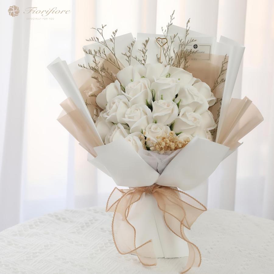 Fiorifiore ソープフラワー 花束 誕生日 造花 敬老の日 母の日 バラ 18
