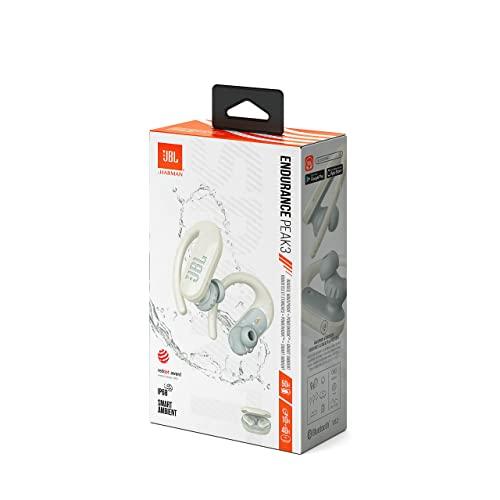 JBL ENDURANCE PEAK3 Bluetoothスポーツ完全ワイヤレス/耳掛けタイプ/USBタイプC/IP68防水防塵/ ホワイト JBLE｜goodzero｜07