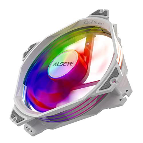 ALSEYE 簡易水冷CPUクーラー M360、3つの120mmMaxシリーズPWMファン、搭載360mmラジエーターARGB AIOリキッドCPUク ARGB M360 RGB