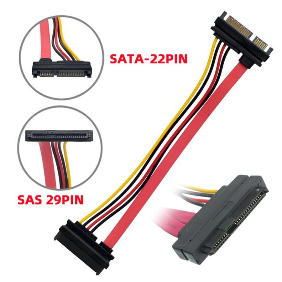 XSFF-8482 SAS 29ピン-SATA 22ピン ハードディスクドライブ レイド延長
