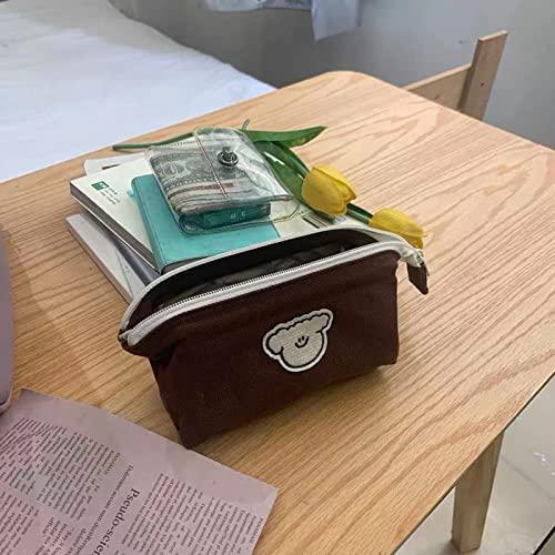 筆箱 韓国 猫ちゃん かわいい犬 シンプル ふでばこ ペンケース