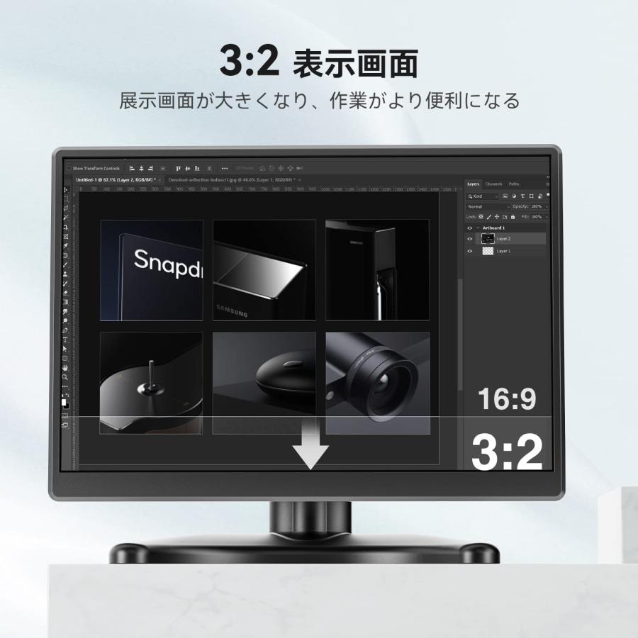 小型モニター 10.5インチモニター 1920x1280解像度 Eyoyo HDMモニター