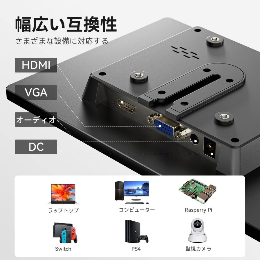 小型モニター 10.5インチモニター 1920x1280解像度 Eyoyo HDMモニター