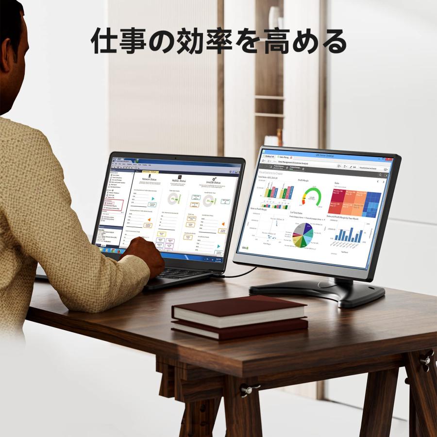 小型モニター 10.5インチモニター 1920x1280解像度 Eyoyo HDMモニター