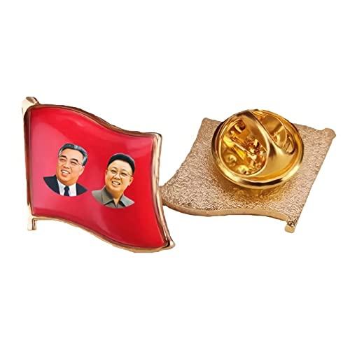 北朝鮮 バッジ Amazon.co.jp: 北朝鮮の金日成キム・ジョンイル北朝鮮のバッジピン
