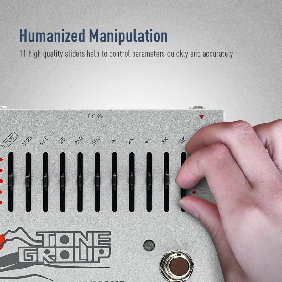 SONICAKE イコライザー ギターエフェクターペダル EQ 10 バンド Tone