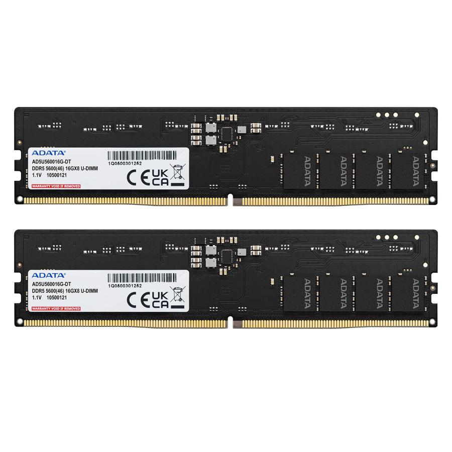 ADATA デスクトップPC用メモリ DDR5 PC5-44800（DDR5-5600）対応 32GB