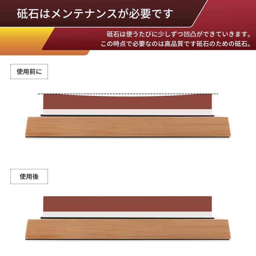 HWXINIE 面直し用砥石 修正砥石 溝入り 中/仕上げ砥石 180×60×25mm 修正用研ぎ器 |  | 04