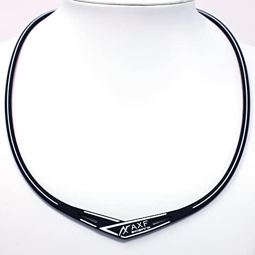 AXFシリコンネックレス AXF-003 (M (45cm) black)
