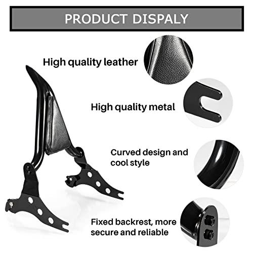 新品未使用 ハーレー バックレスト シーシーバー Amazon | 調節可能なオートバイ後部座席バックレスト シーシーバー