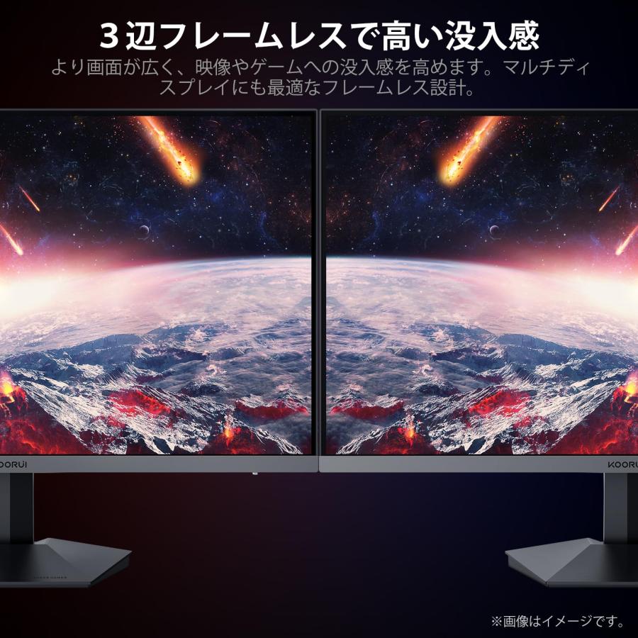 24インチ koorui ips 165hz ゲーミングモニター Amazon.co.jp: KOORUI ゲーミングモニター 24インチフルHD VA 非