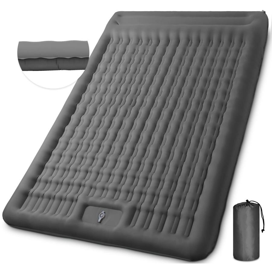 GDREAMT ダブル エアーマット コンパクト 【幅広135cm・厚さ12CM】 2人