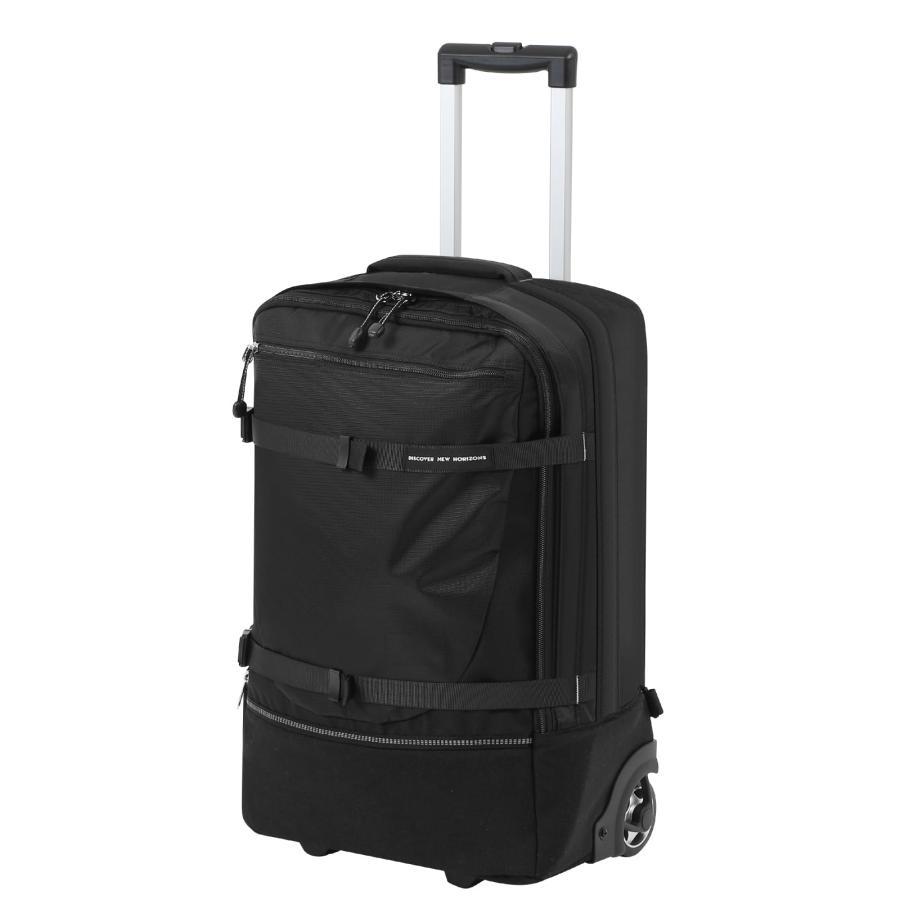 極美品 HWDESIGN アクトリップ2WAY ソフトキャリー リュック 黒 DISCOVER NEW HORIZONS] 機内持ち込みサイズ背負えるソフトキャリー